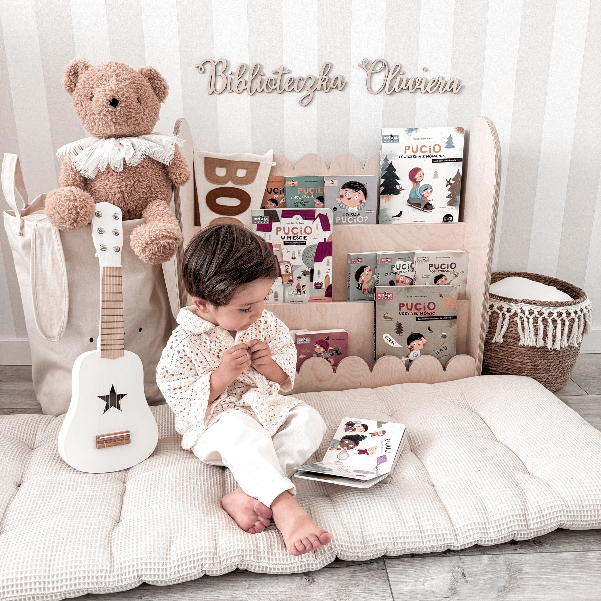 Bubble Montessori reol til børneværelse | 3 trin - blank