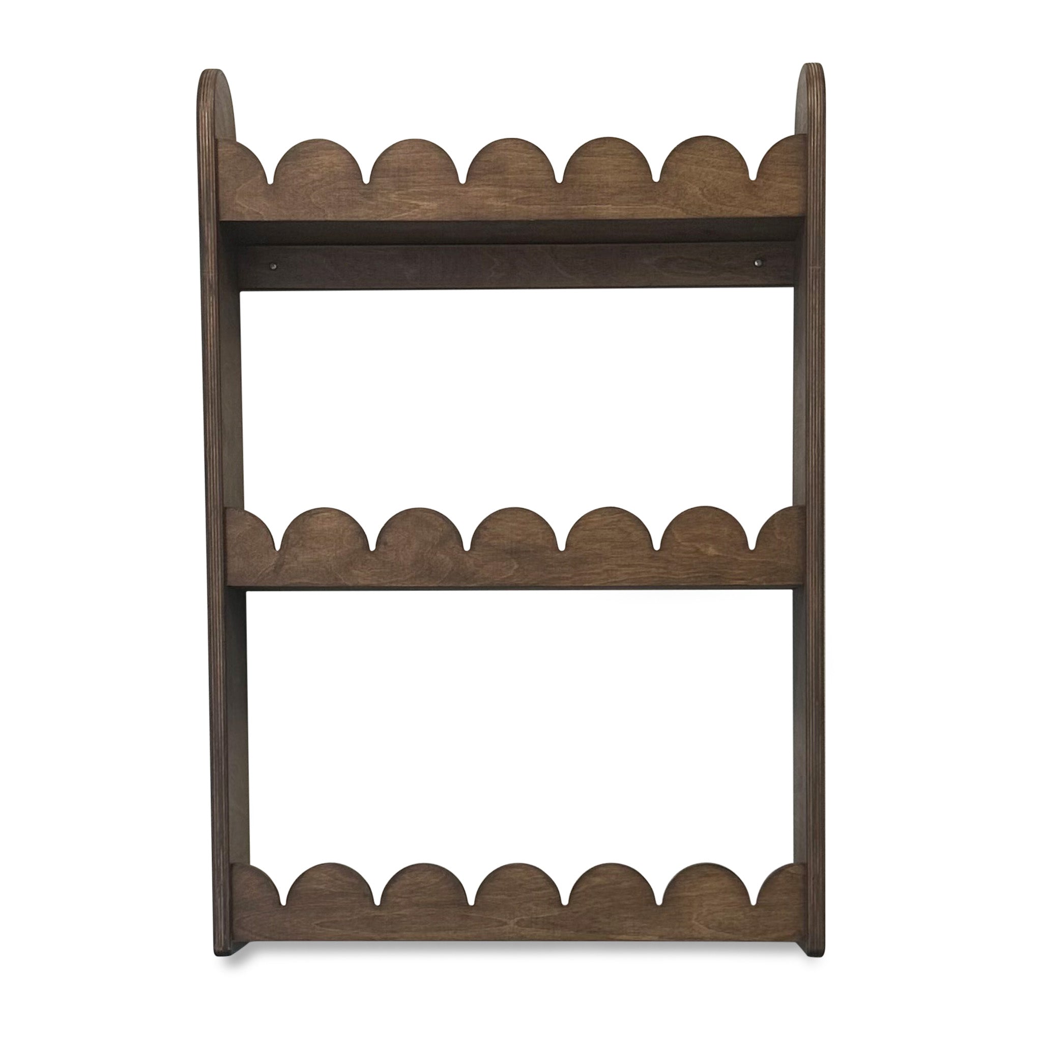 Bubble Montessori boekenrek kinderkamer | 3 planken - Wengé