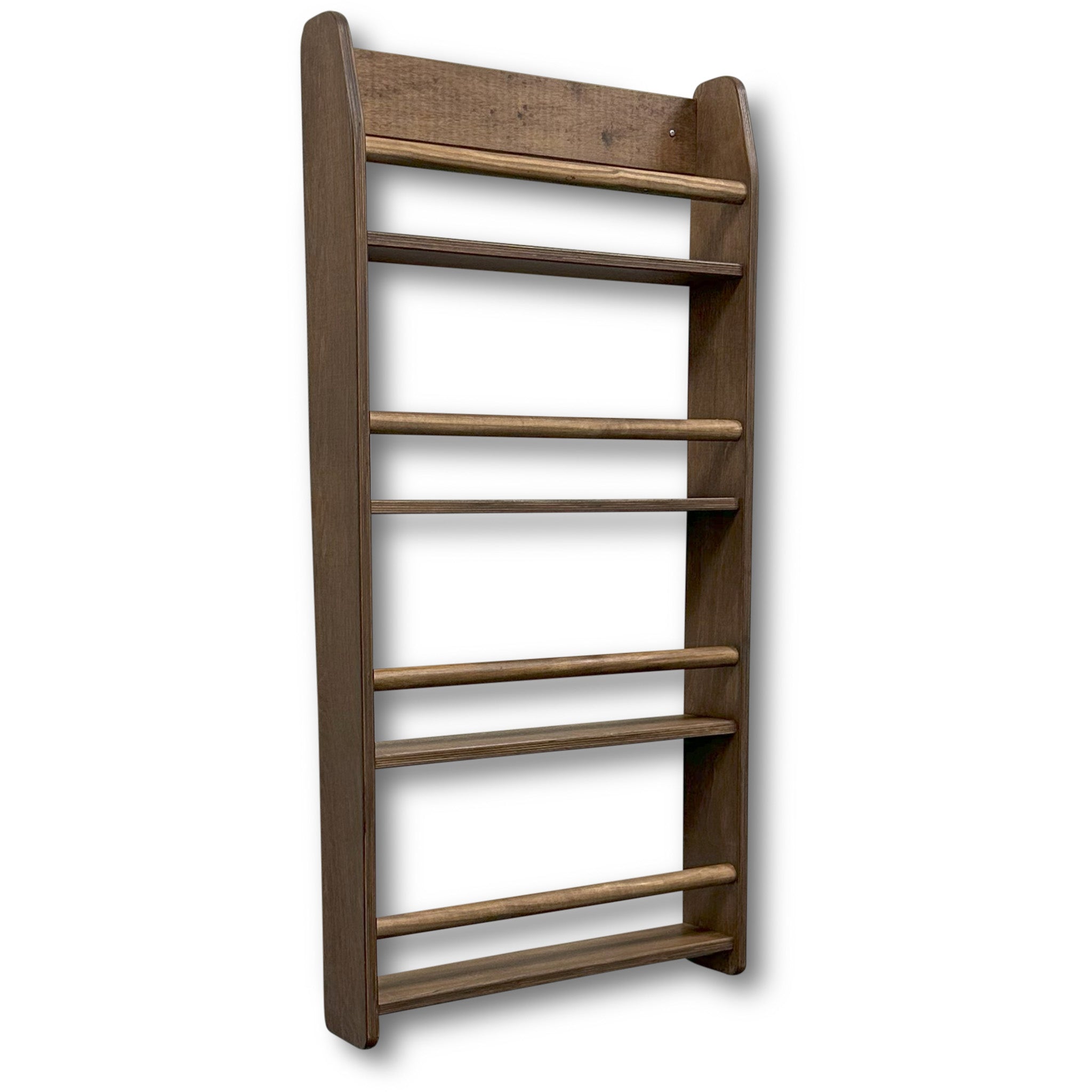 Shelfie montessori boekenrek kinderkamer | 4 planken - Wengé