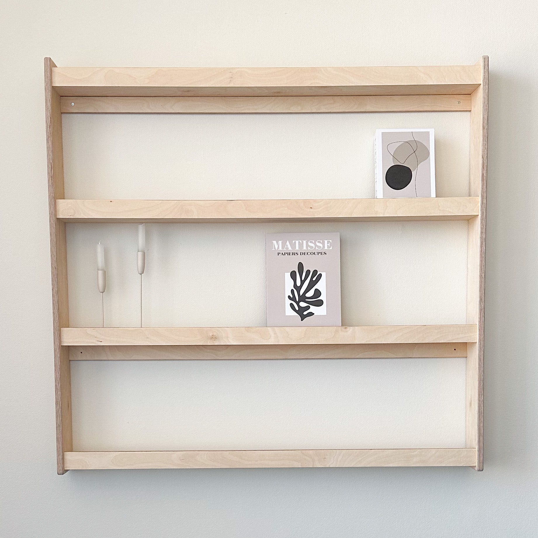 Levo bordenrek | 4 planken - blank - toddie.nl ®