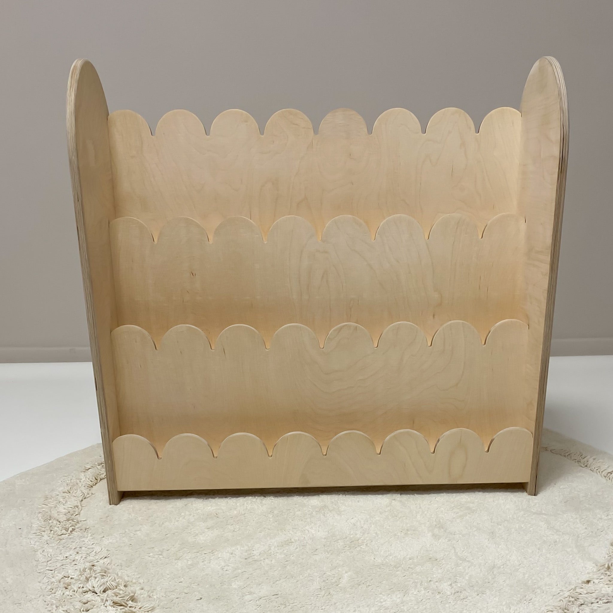 Bubble Montessori boekenkast kinderkamer | 3 treden - blank - all bubble - toddie.nl ®