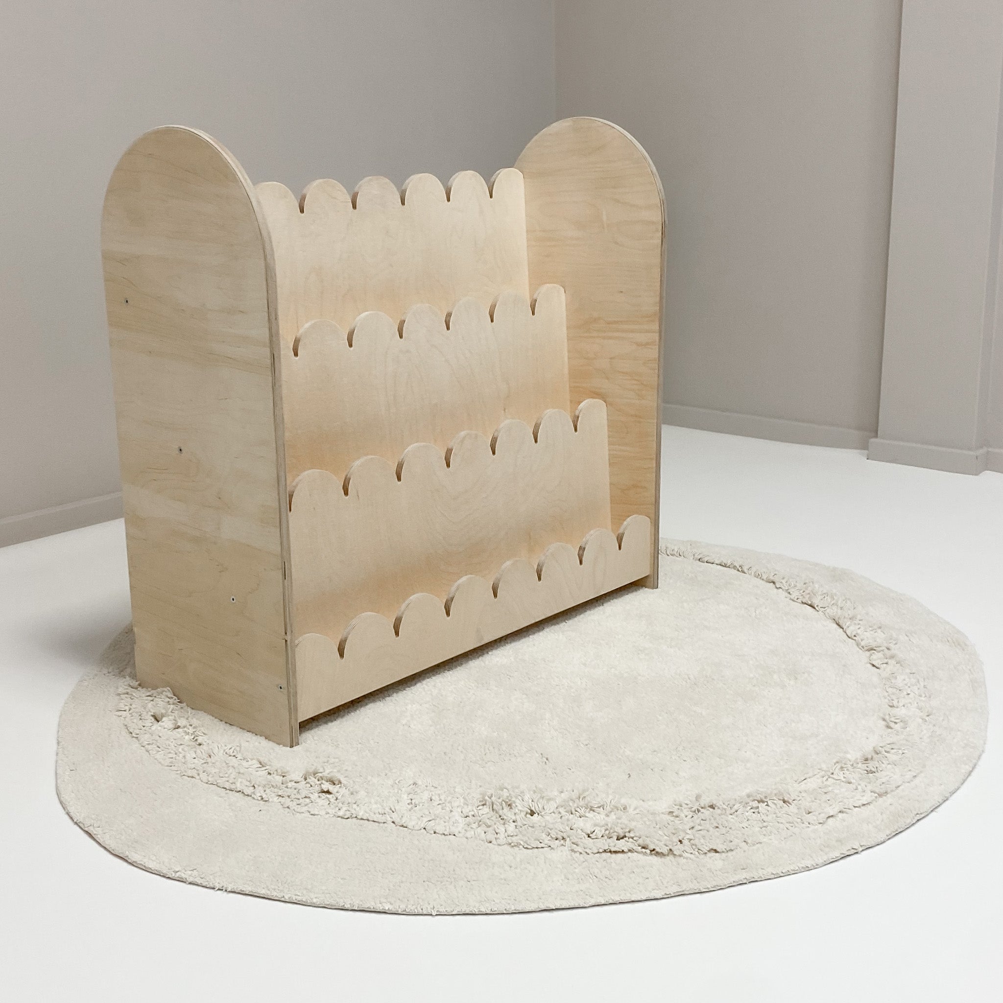 Bubble Montessori boekenkast kinderkamer | 3 treden - blank - all bubble - toddie.nl ®