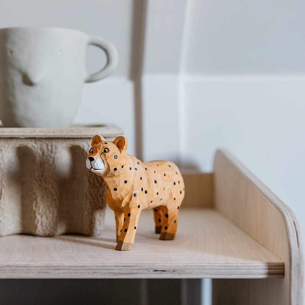 Jollie Montessori legetøjsskab | Bogreol 3 hylder - blank