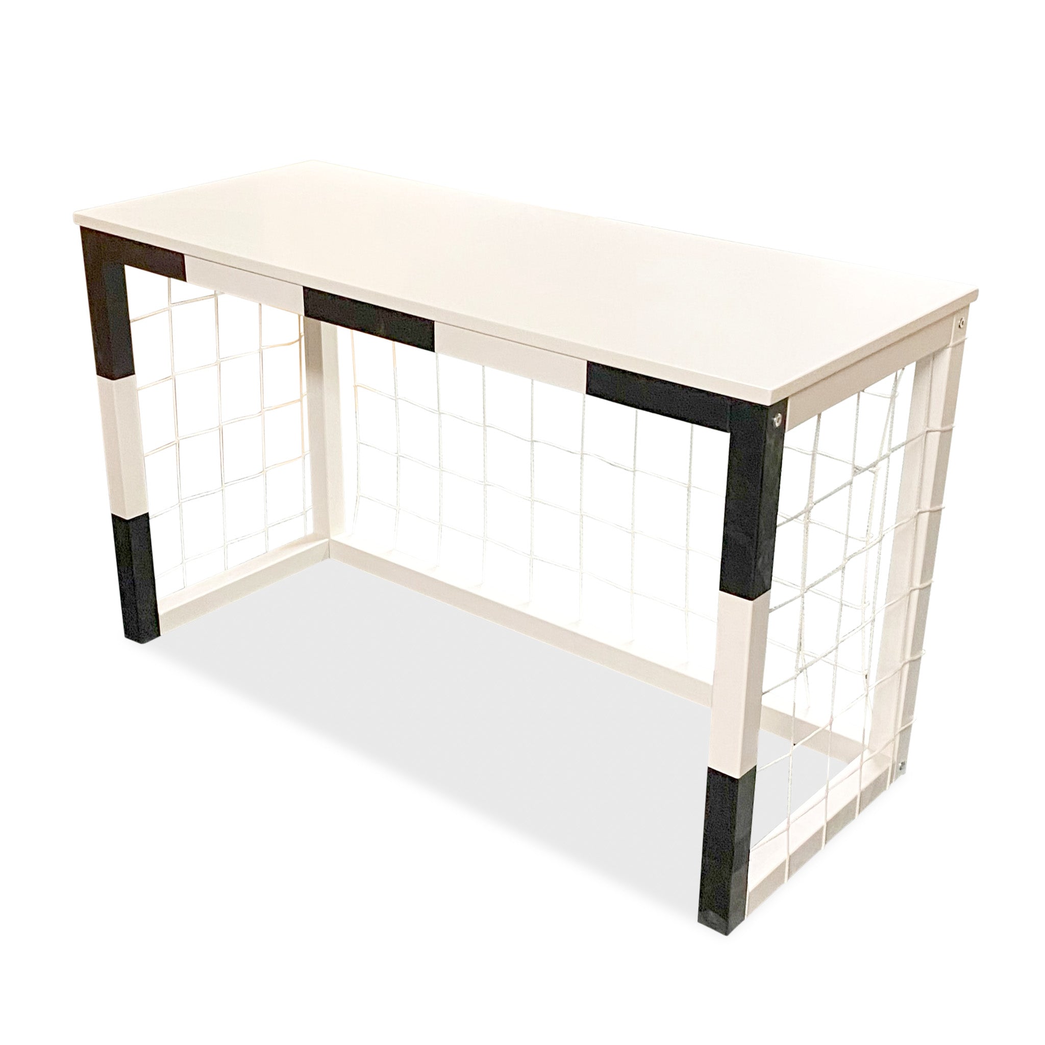 Houten bureau | Voetbal doel bureau met net - toddie.nl