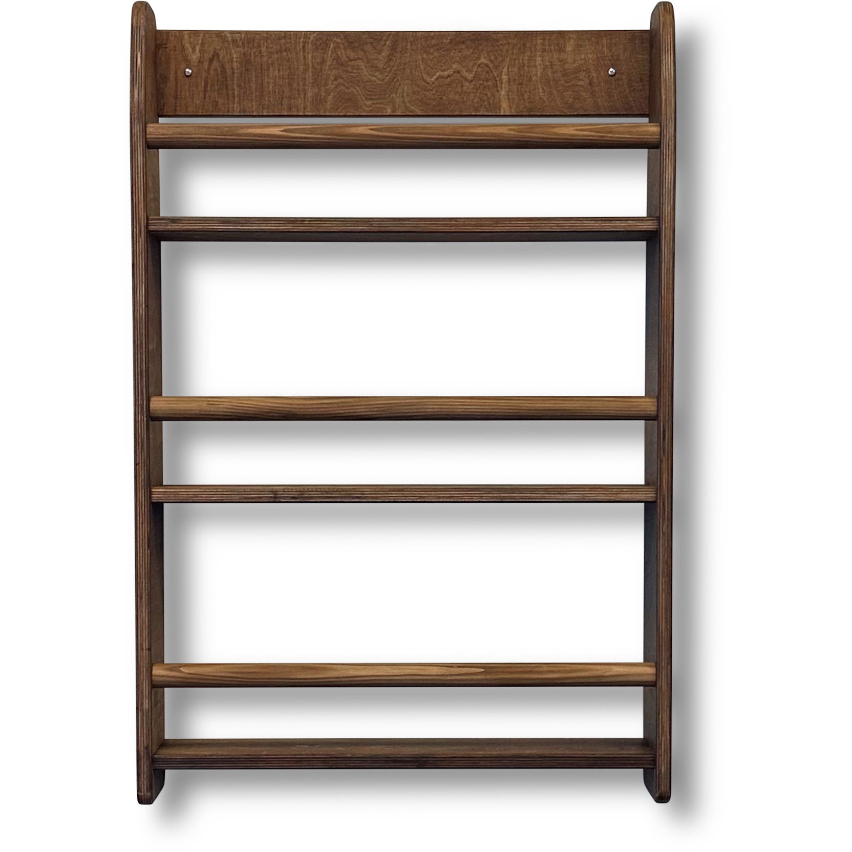 Shelfie montessori boekenrek kinderkamer | 3 planken - Wengé gebeitst