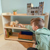 Montessori speelgoedkast | Boekenkast 3 planken - blank