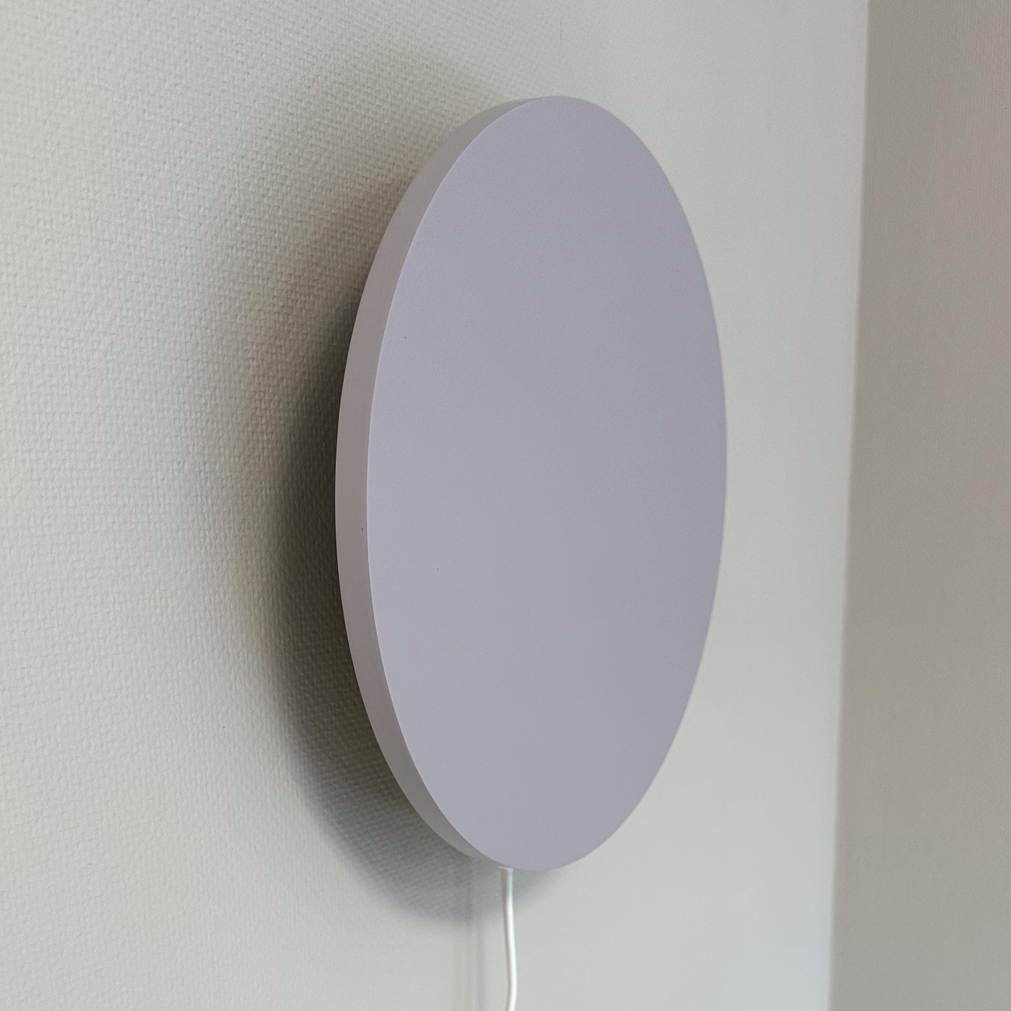 Houten wandlamp kinderkamer | Cirkel Lila