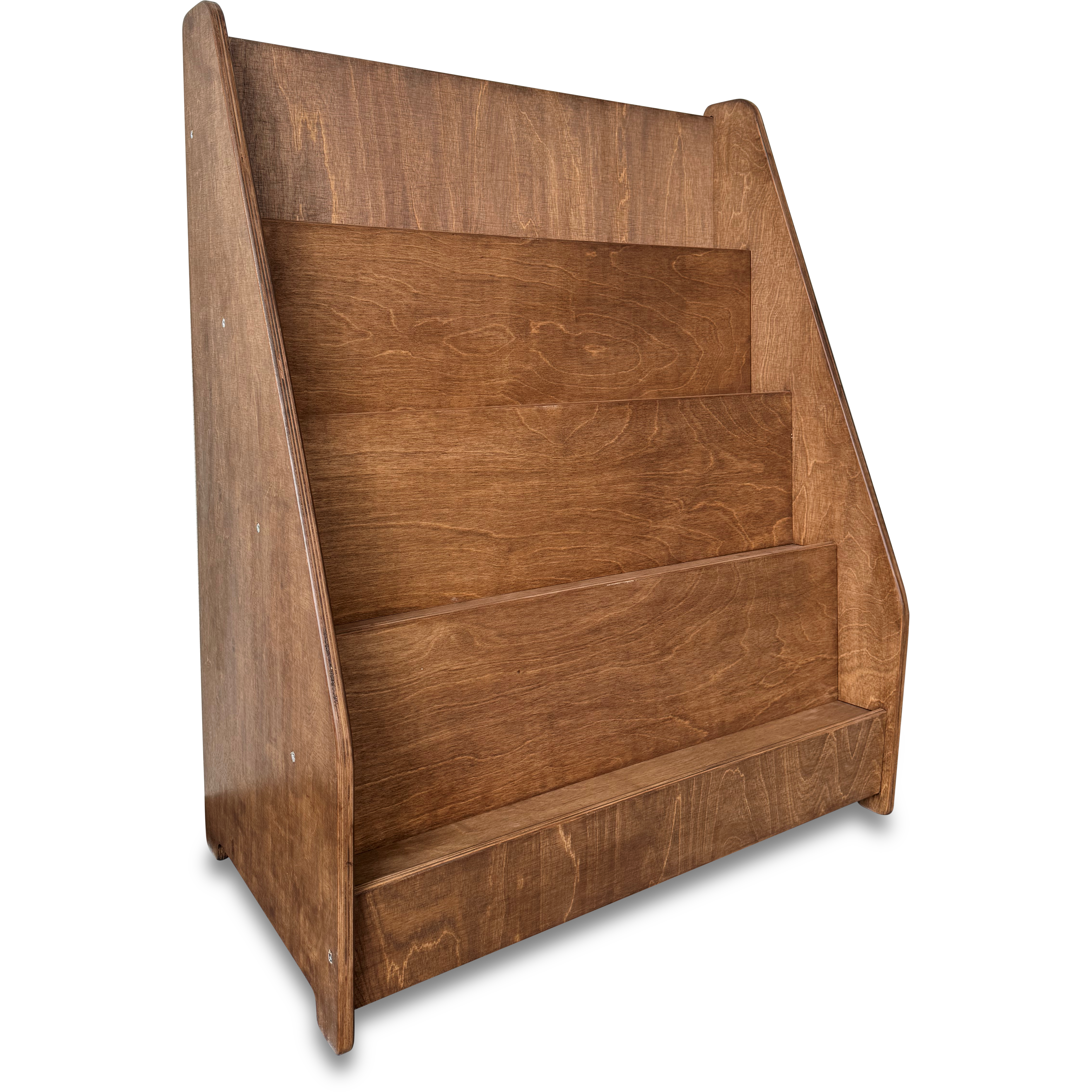 Moodie montessori boekenkast kinderkamer | 4 treden - wengé (walnut) - toddie.nl ®