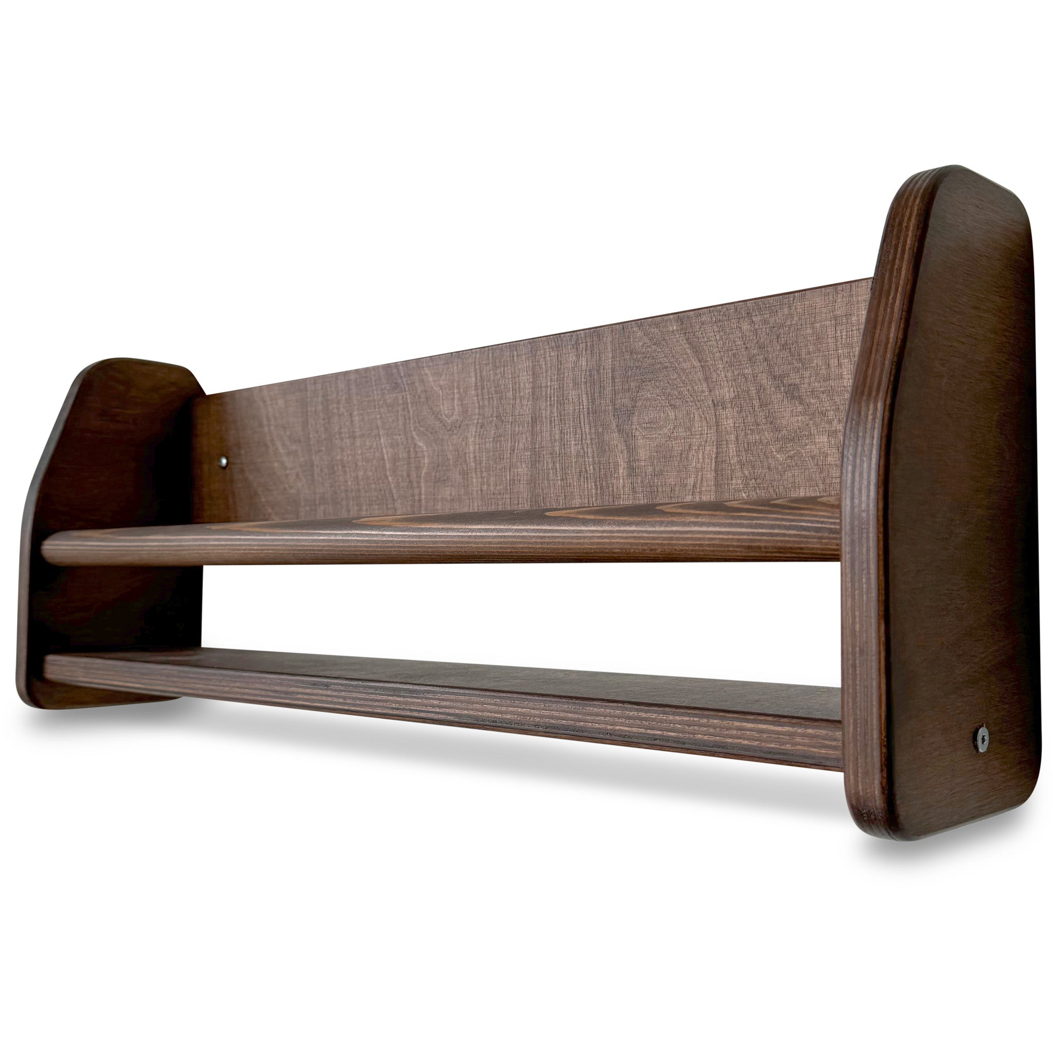 Shelfie montessori boekenrek kinderkamer | 1 plank - Wengé gebeitst