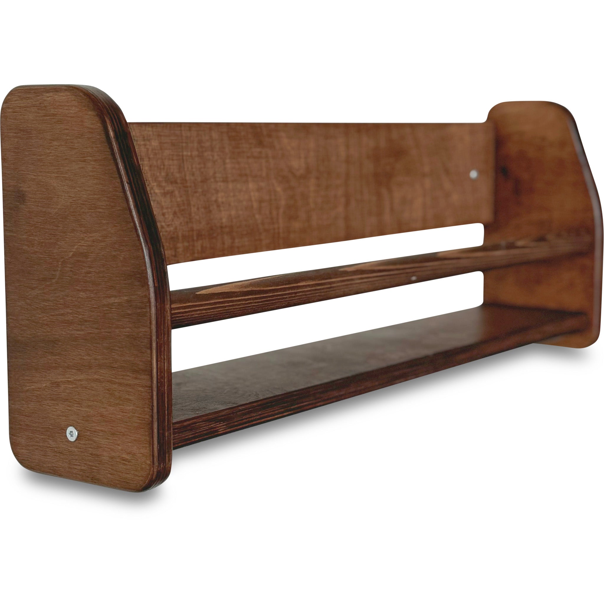 Shelfie montessori boekenrek kinderkamer | 1 plank - Wengé gebeitst