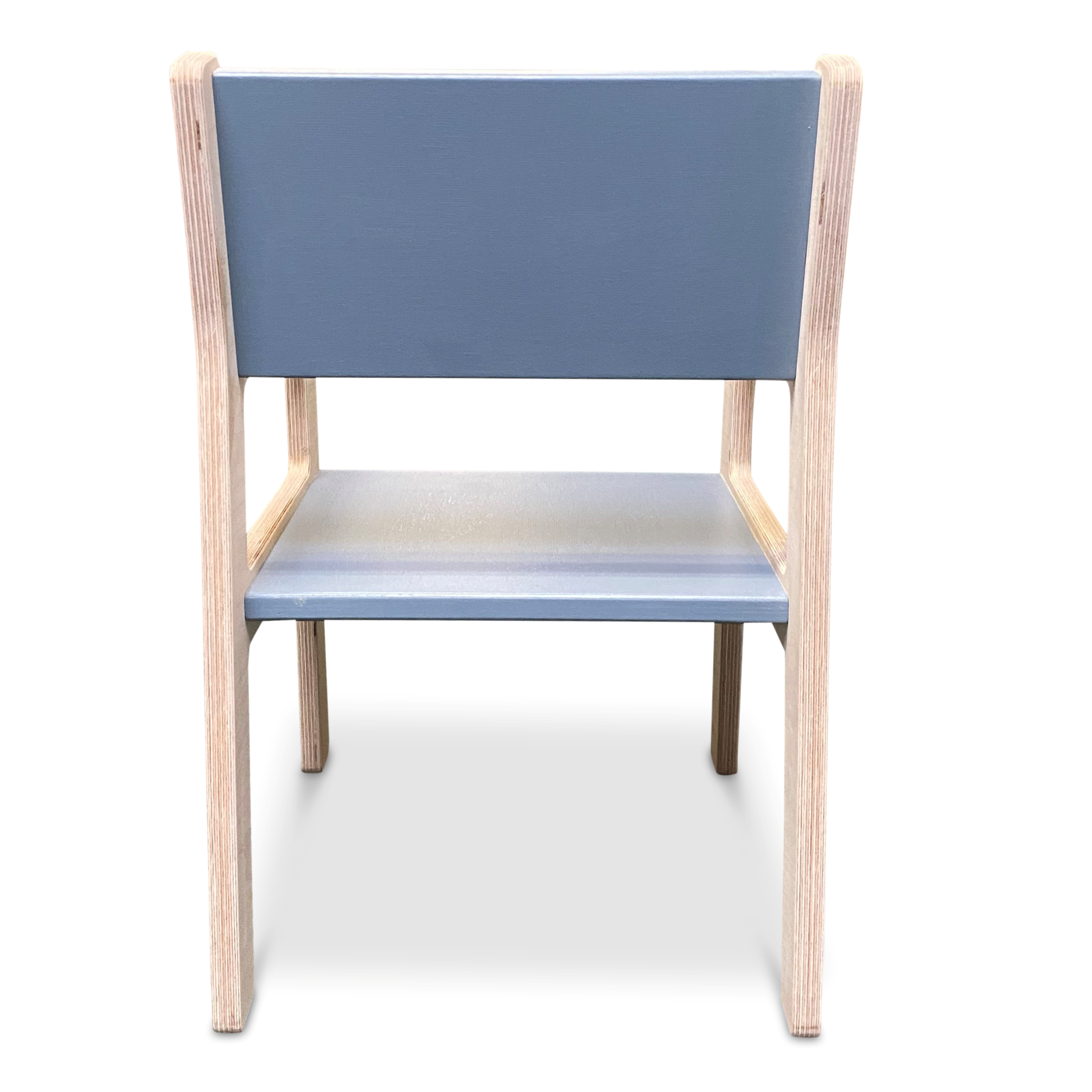 Houten kinderstoeltje 3-6 jaar, kleuterstoeltje | Denim drift - toddie.nl