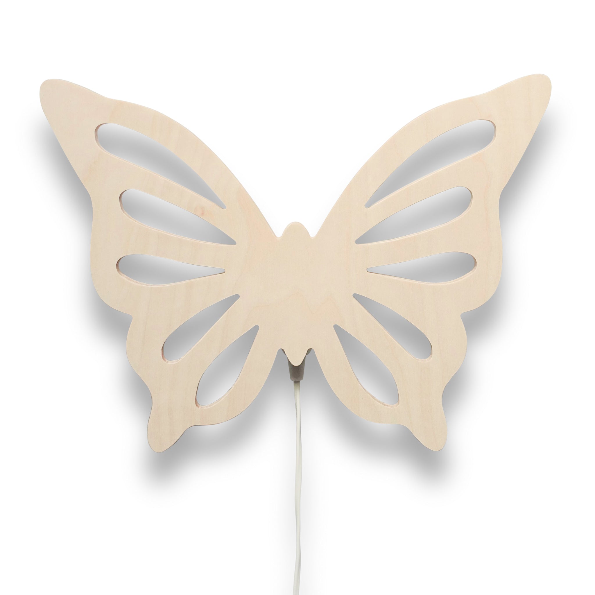 Houten wandlamp kinderkamer | Vlinder - toddie.nl