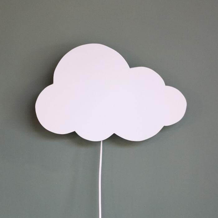 Houten wandlamp kinderkamer | Wolkie - toddie.nl