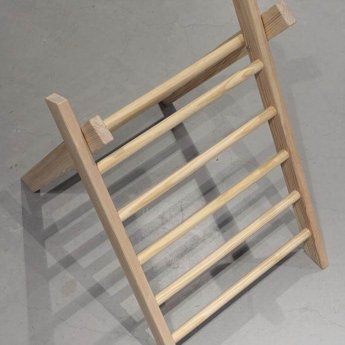 Houten klimrek, klimdriehoek inklapbaar - toddie.nl