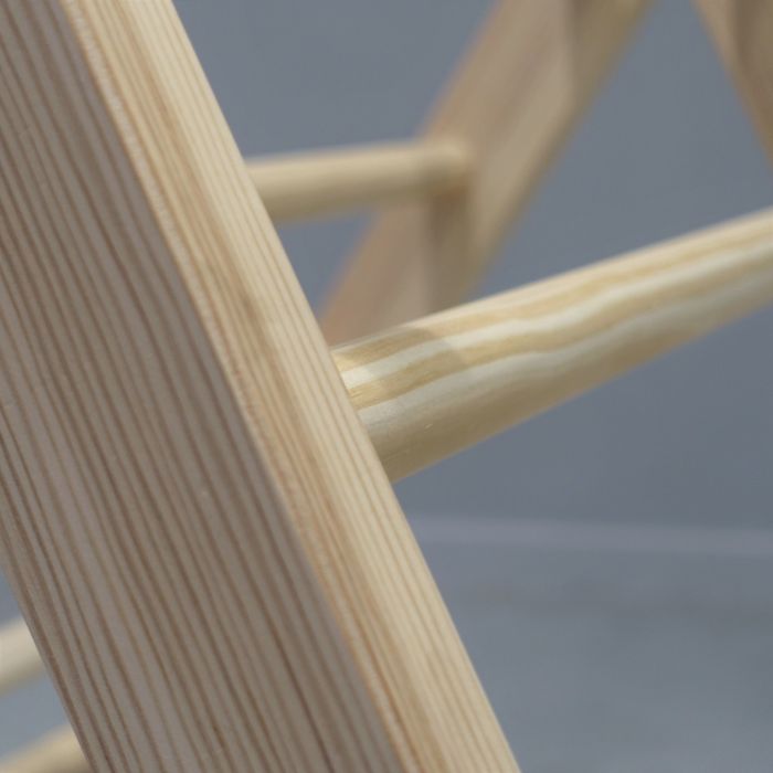 Houten klimrek, klimdriehoek inklapbaar - toddie.nl