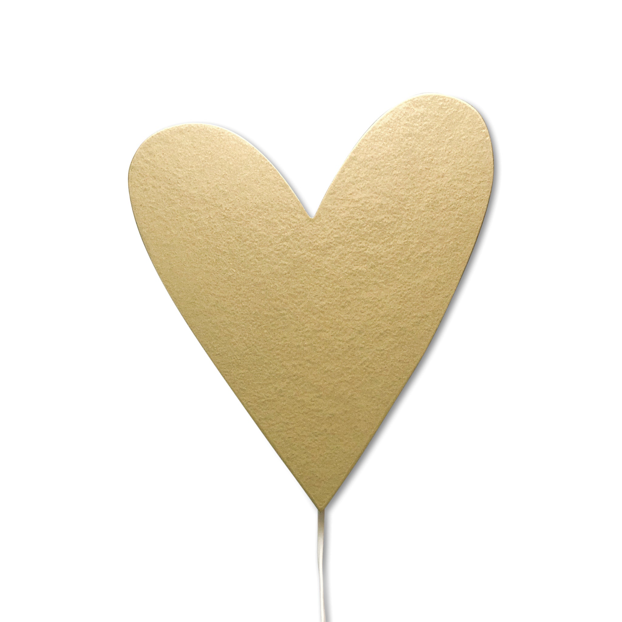 Houten wandlamp kinderkamer | Hart goud - toddie.nl