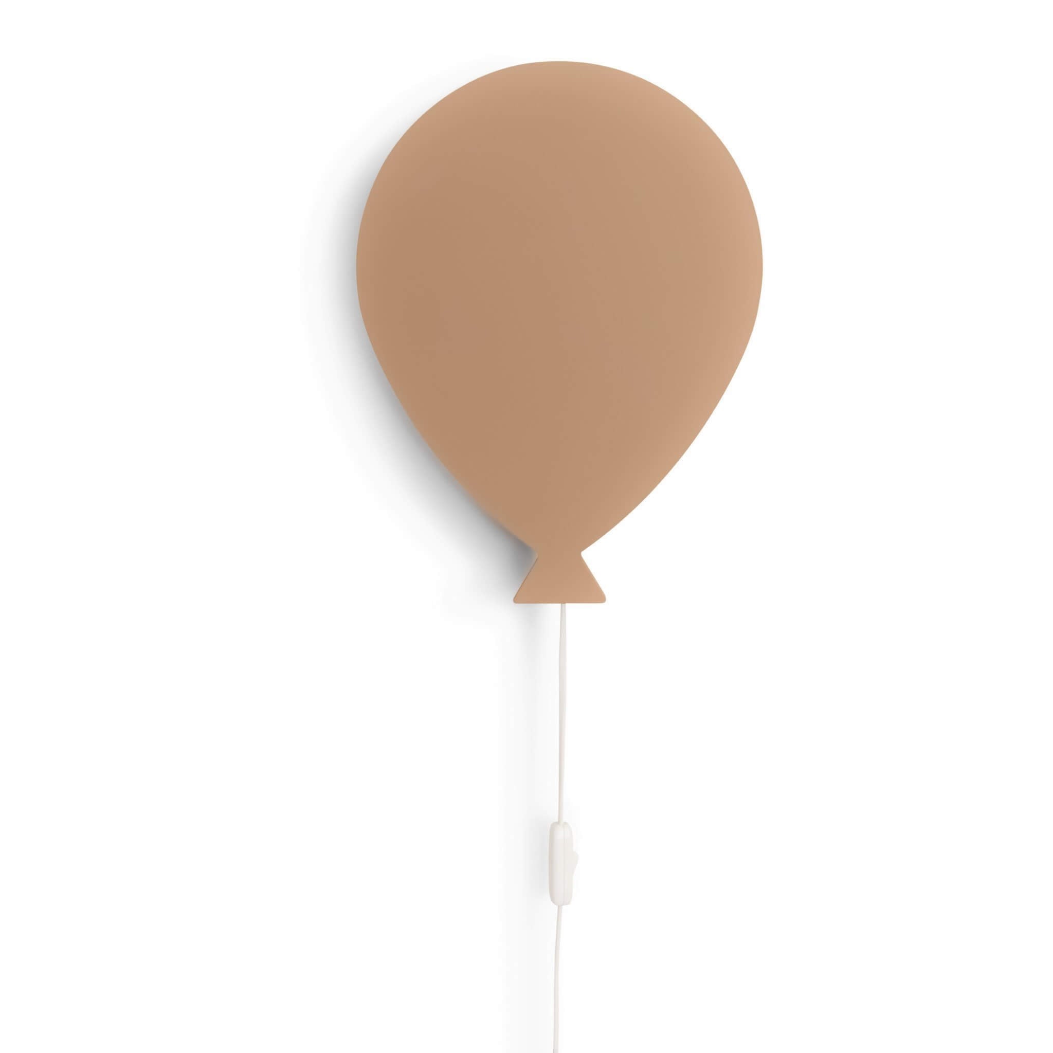 Houten wandlamp kinderkamer | Ballon - Spiced Honey - toddie.nl