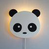 Houten wandlamp kinderkamer | Panda - toddie.nl