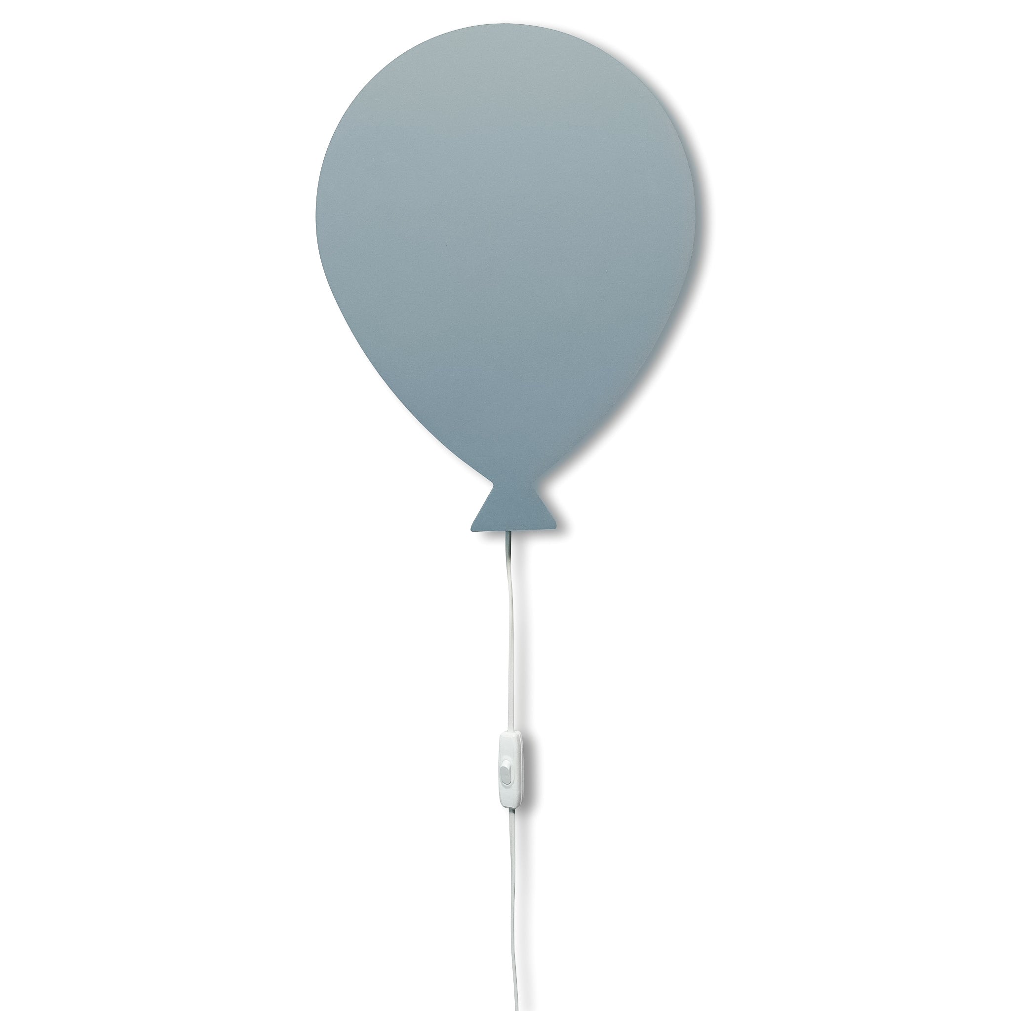 Houten wandlamp kinderkamer | Ballon - Blauw - toddie.nl