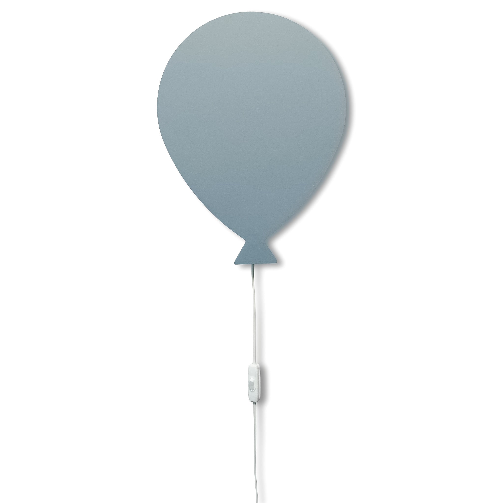 Houten wandlamp kinderkamer | Ballon - Blauw - toddie.nl