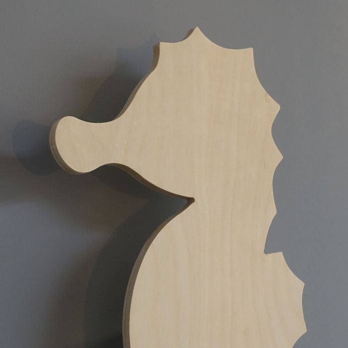 Houten wandlamp kinderkamer | Zeepaardje - toddie.nl