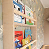 Montessori boekenrek kinderkamer | 5 planken - blank - toddie.nl