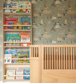Montessori boekenrek kinderkamer | 5 planken - blank