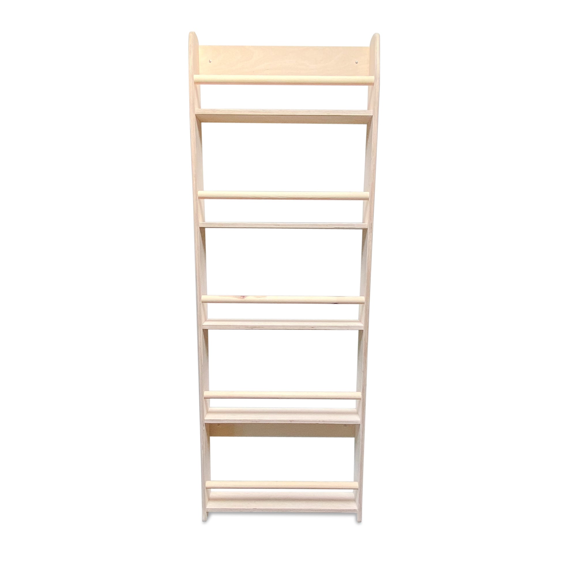 Montessori boekenrek kinderkamer | 5 planken - blank - toddie.nl