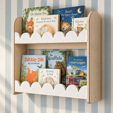 Bubble Montessori boekenrek kinderkamer | 2 planken - Wit vilt