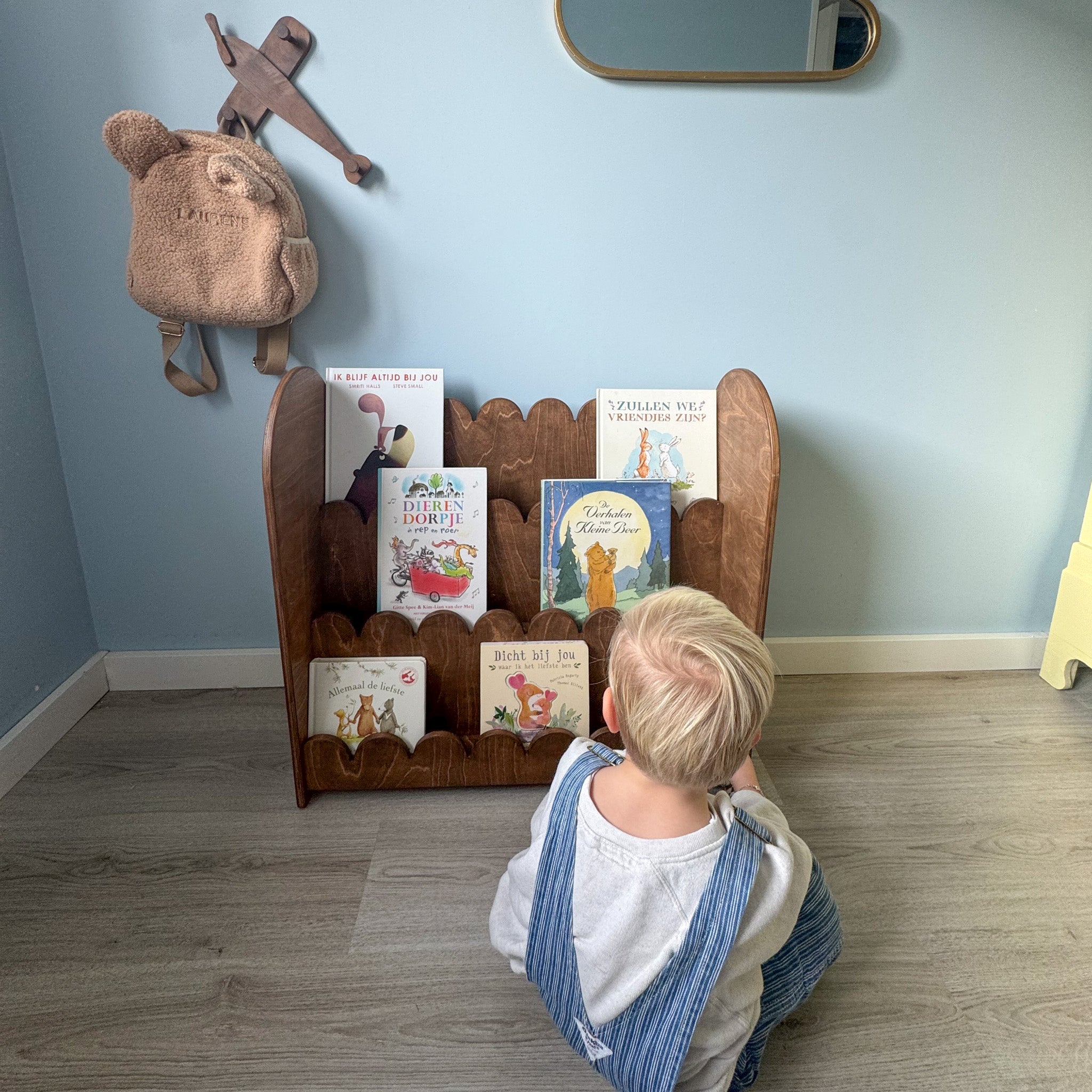 Bubble Montessori reol til børneværelse | 3 trin - blank - alt bobler