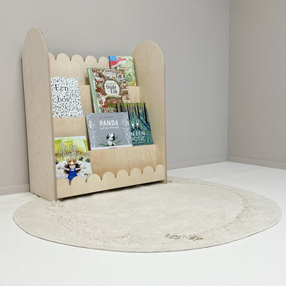 Bubble Montessori boekenkast kinderkamer | 4 treden - blank - toddie.nl ®