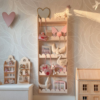Bubble Montessori boekenrek kinderkamer | 5 planken - blank - toddie.nl ®