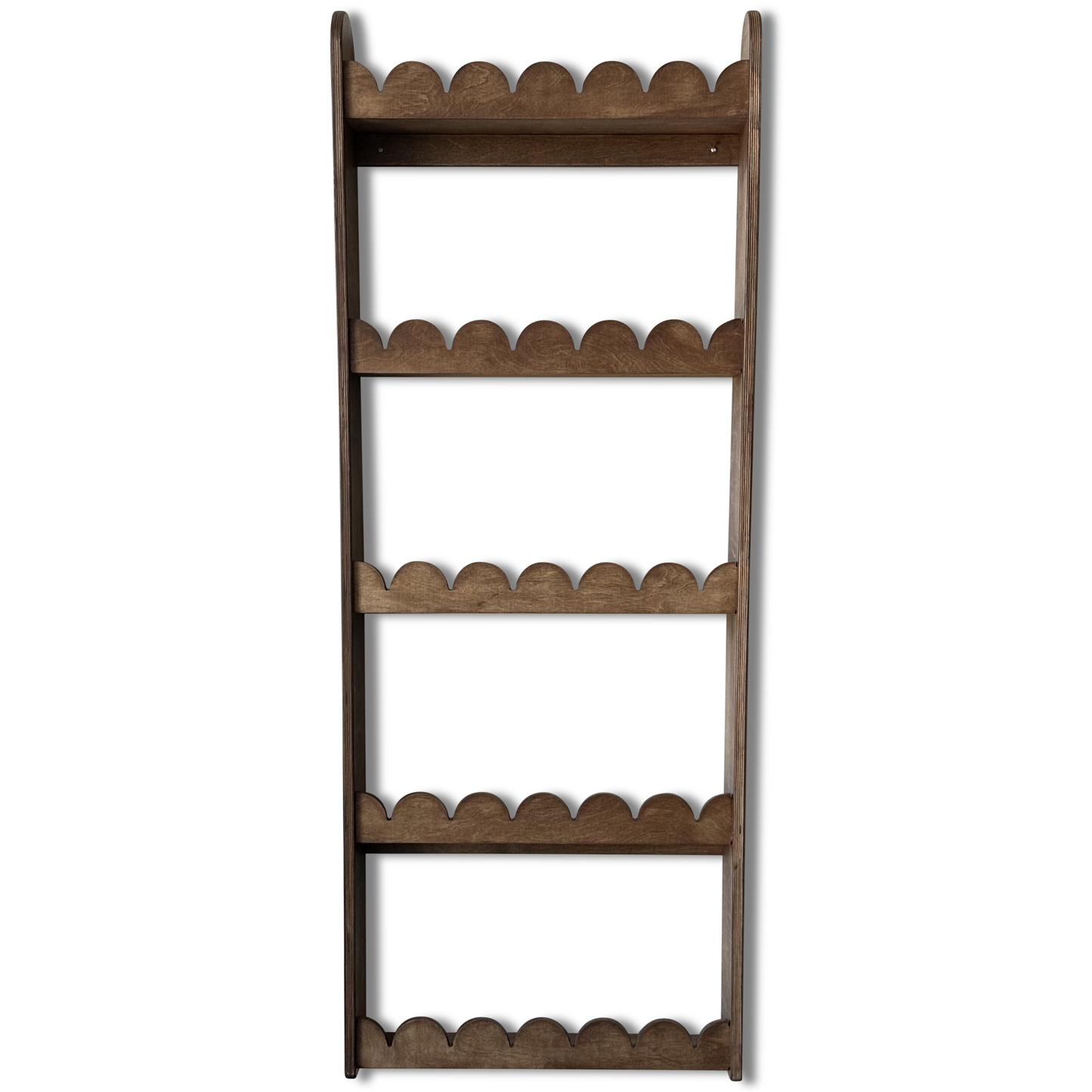 Bubble Montessori boekenrek kinderkamer | 5 planken - wengé - toddie.nl ®