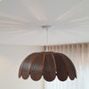 Houten hanglamp kinderkamer | Bubble Wenge (Walnut)