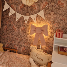 Vilten wandlamp kinderkamer | Strik - dusky roze