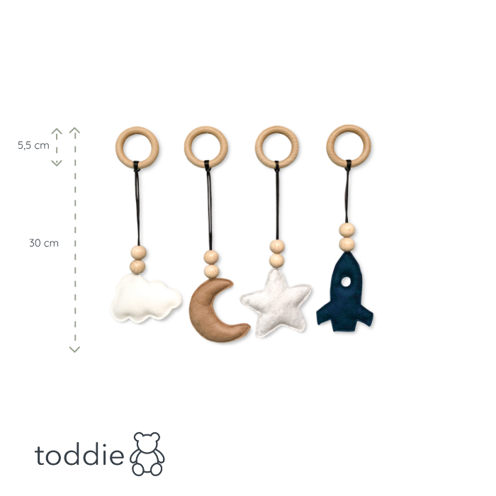 Hangers babygym | Speeltjes playgym - ruimte - toddie.nl