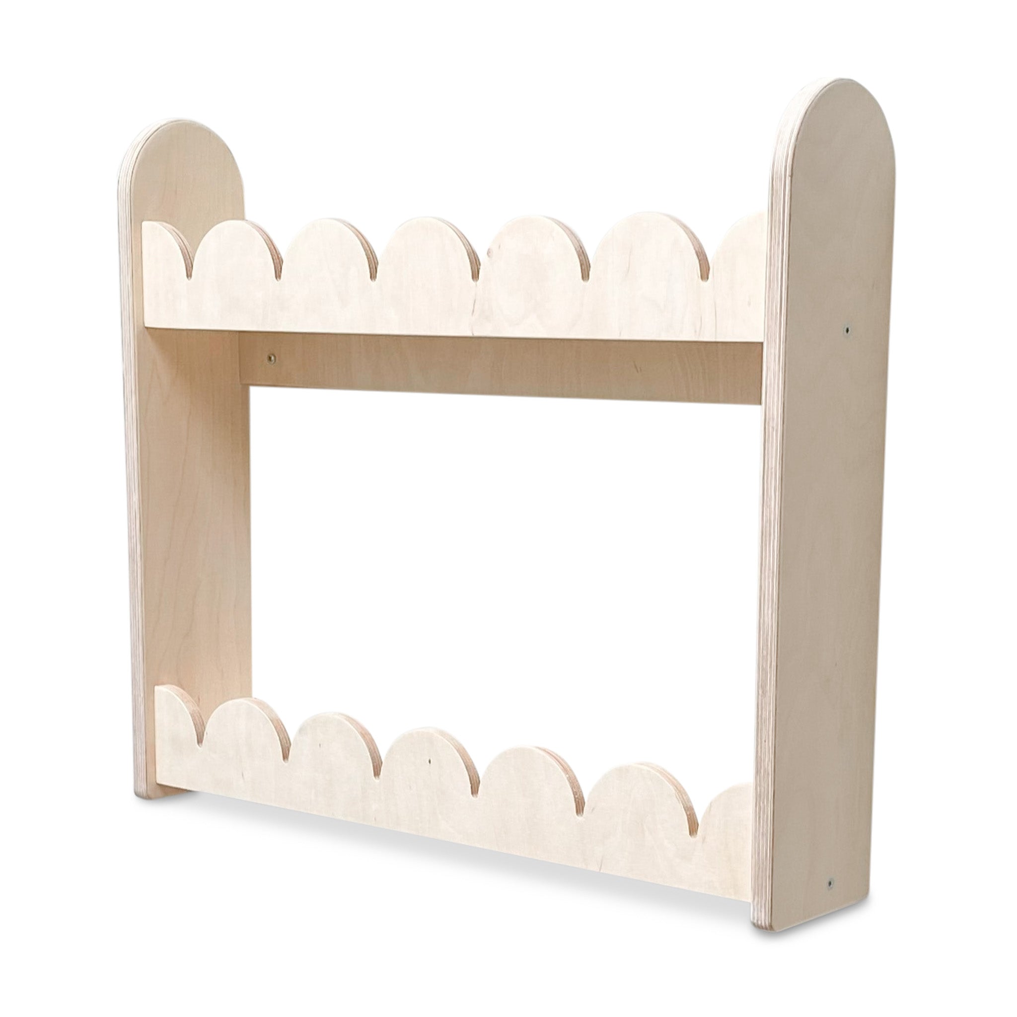 Bubble Montessori boekenrek kinderkamer | 2 planken - blank