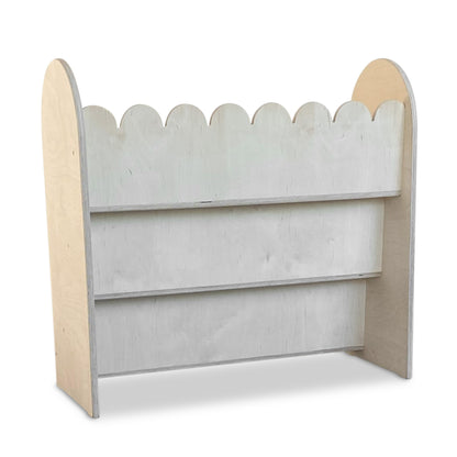 Bubble Montessori boekenkast kinderkamer | 3 treden - blank - toddie.nl ®