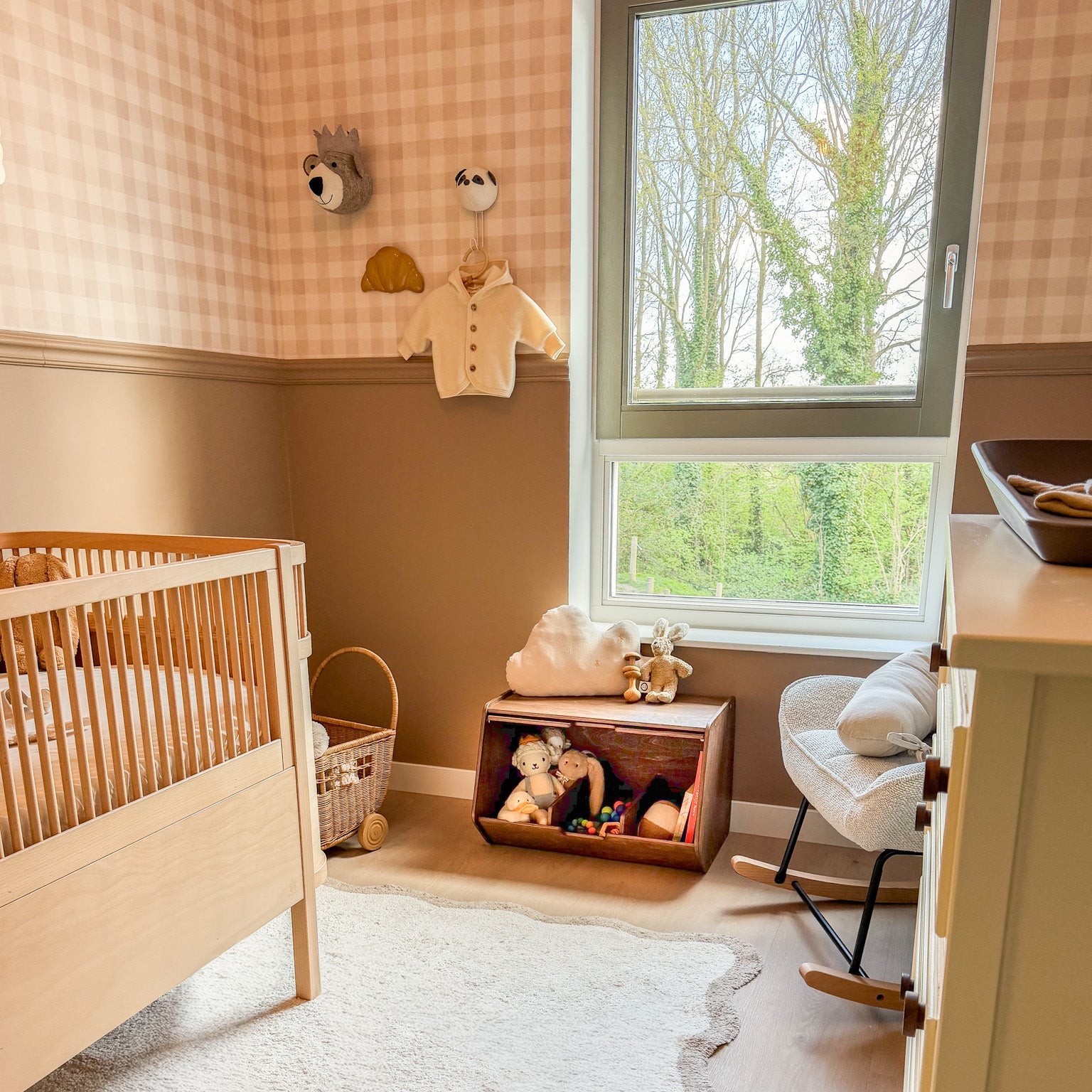 Stowie Stapelbare Opbergkist met Deksel - Wengé - toddie.nl ®