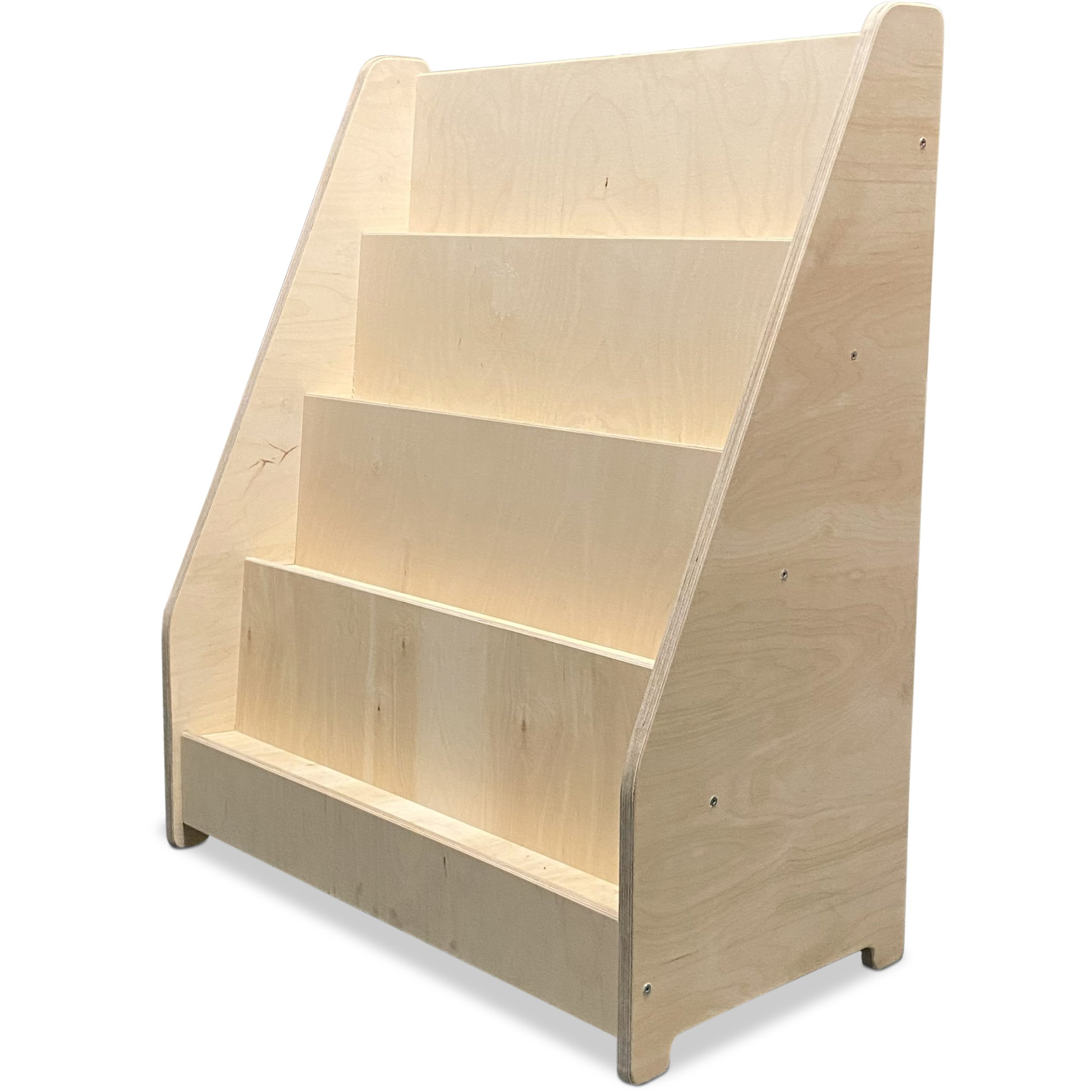 Moodie montessori boekenkast kinderkamer | 4 treden - blank