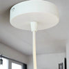 Houten hanglamp kinderkamer | Luchtballon - blank