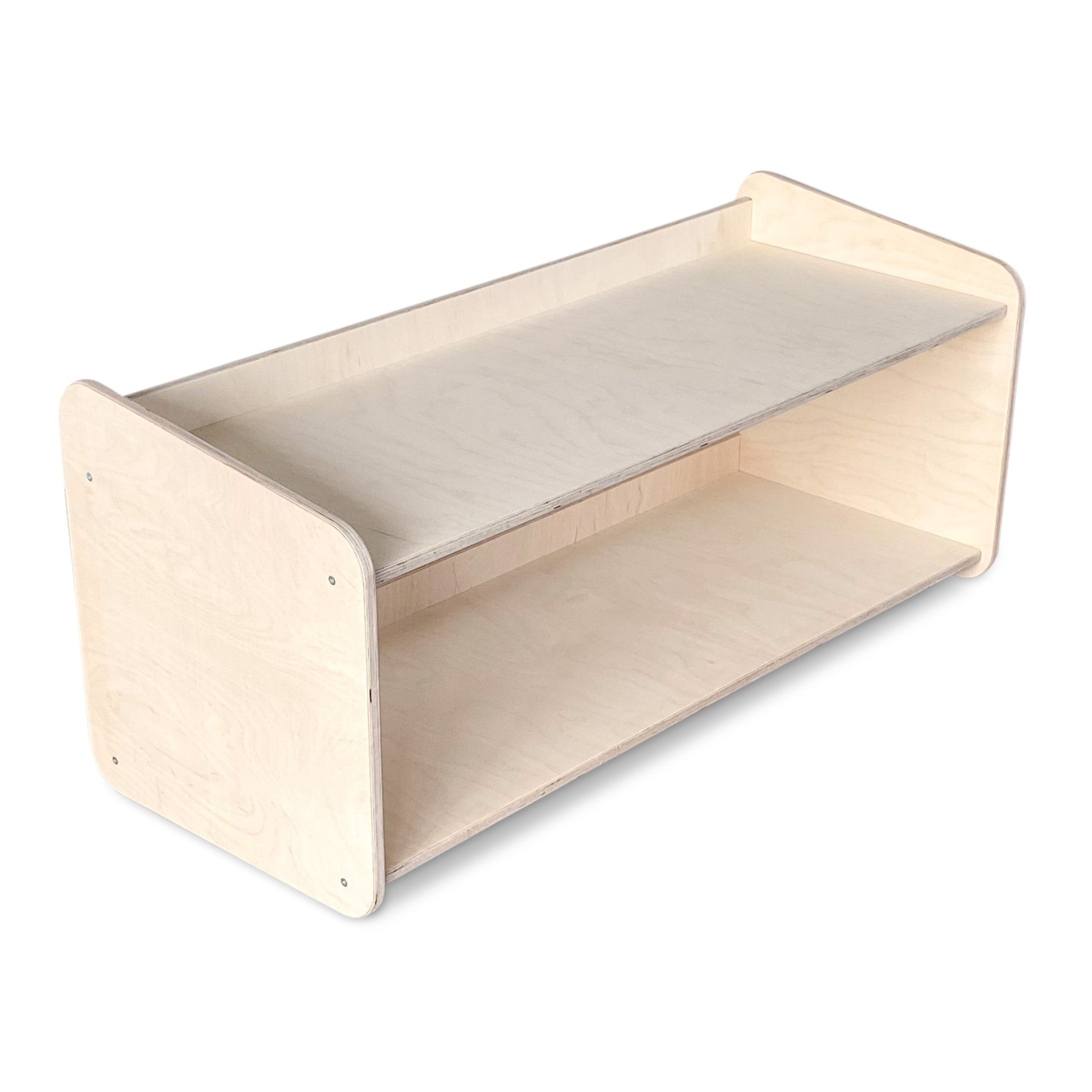 Jollie montessori speelgoedkast | Boekenkast 2 planken - blank