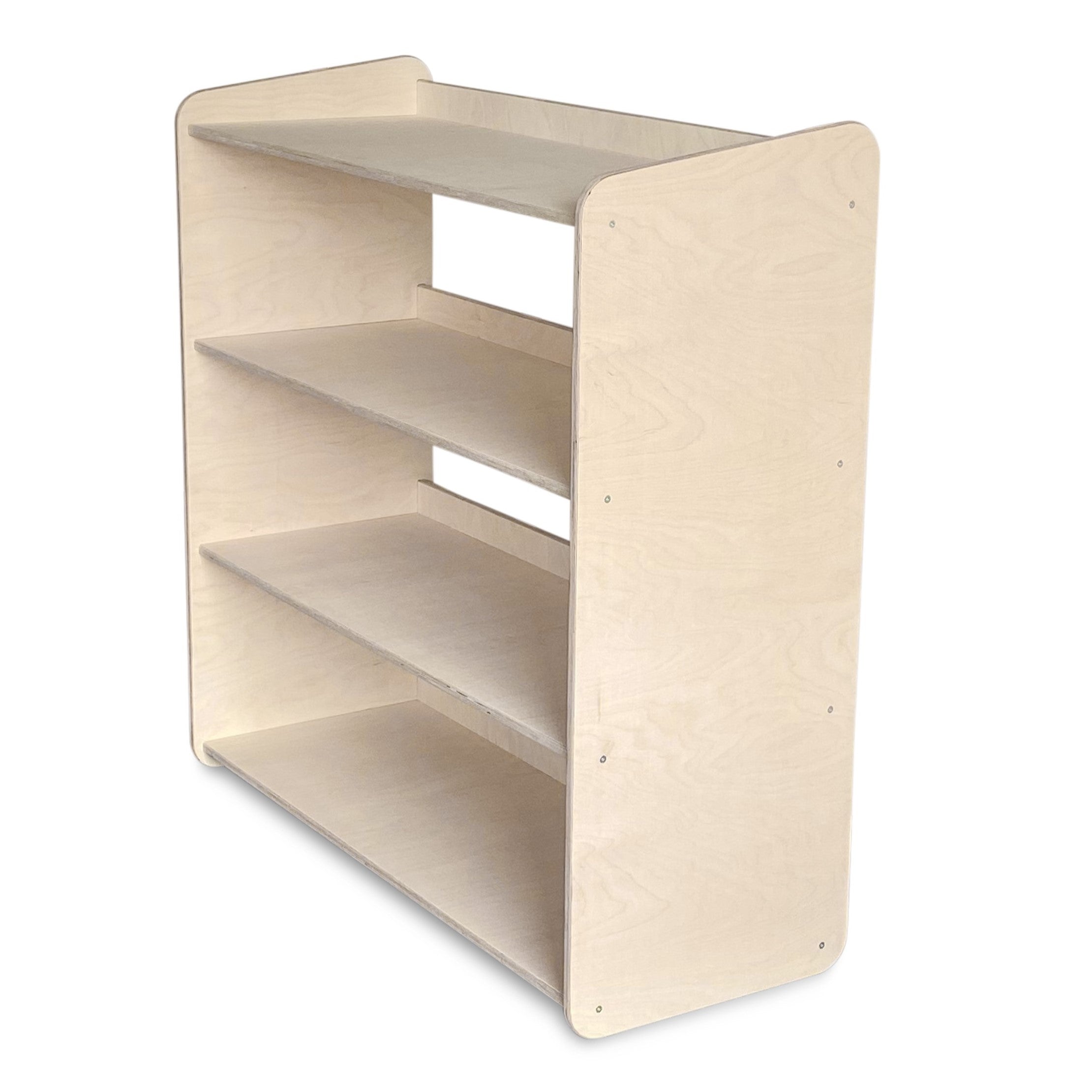 Jollie montessori speelgoedkast | Boekenkast 4 planken - blank