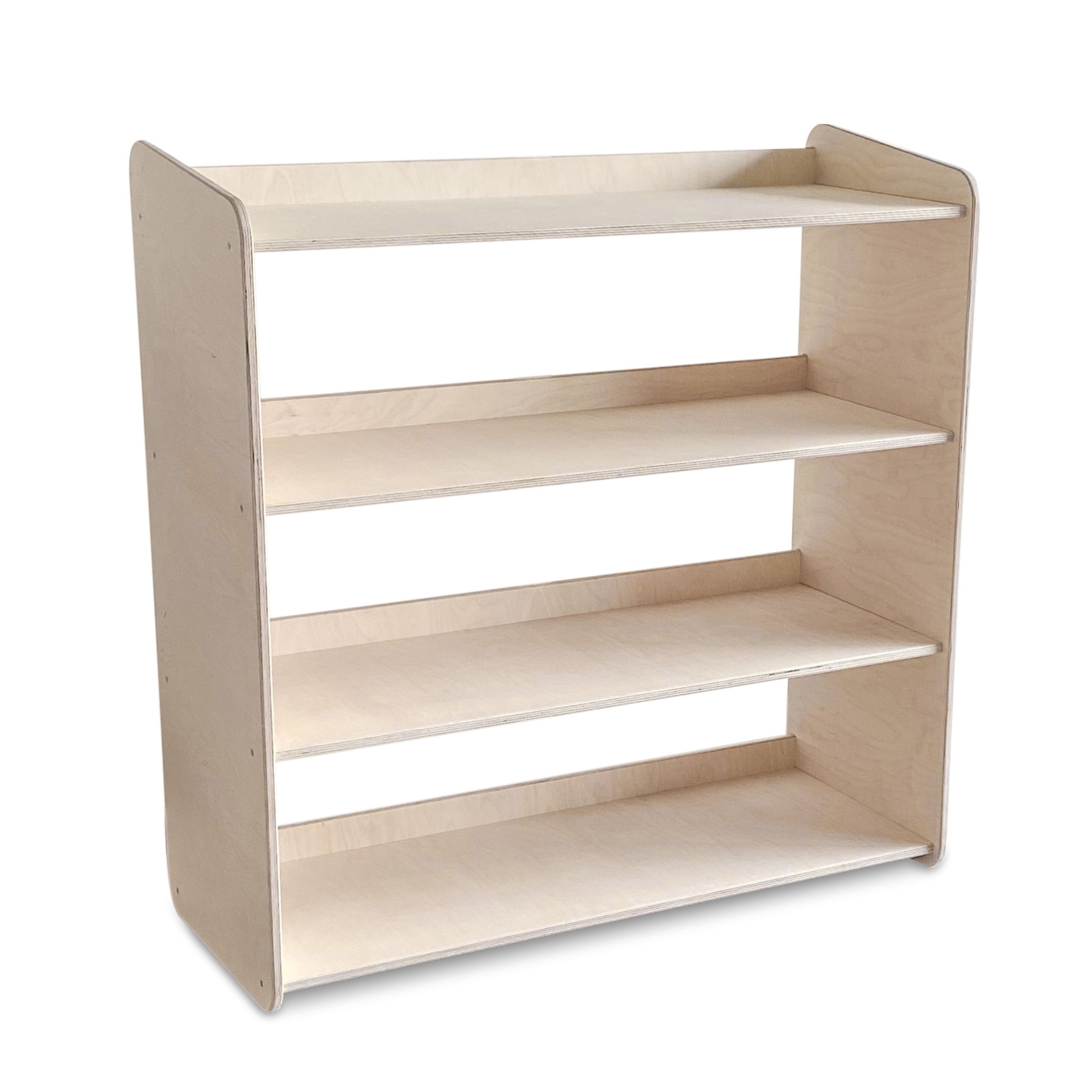 Jollie montessori speelgoedkast | Boekenkast 4 planken - blank