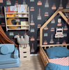 Montessori opbergkisten kinderkamer | Stapelbare houten kisten als opstapje - blank