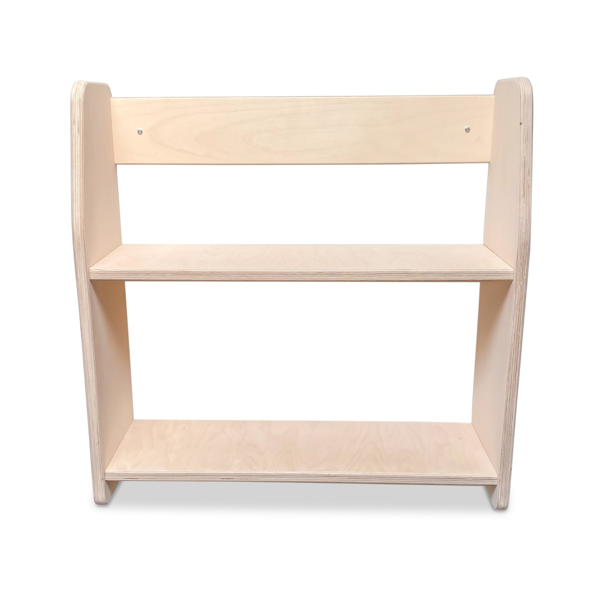 Montessori boeken wandkast kinderkamer | 2 planken - blank - toddie.nl