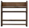 Shelfie montessori boekenrek kinderkamer | 2 planken - Wengé gebeitst