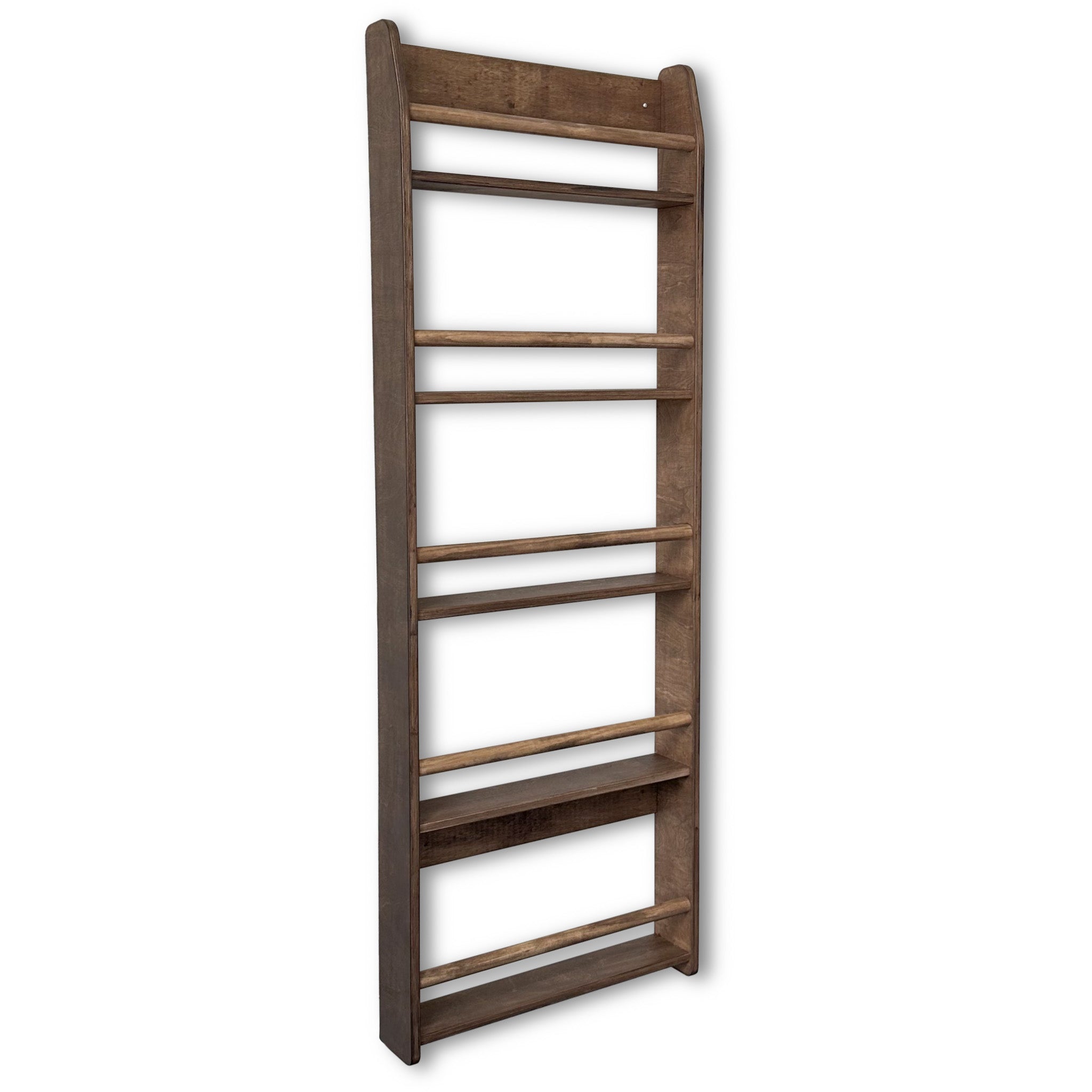 Shelfie montessori boekenrek kinderkamer | 5 planken - Wengé
