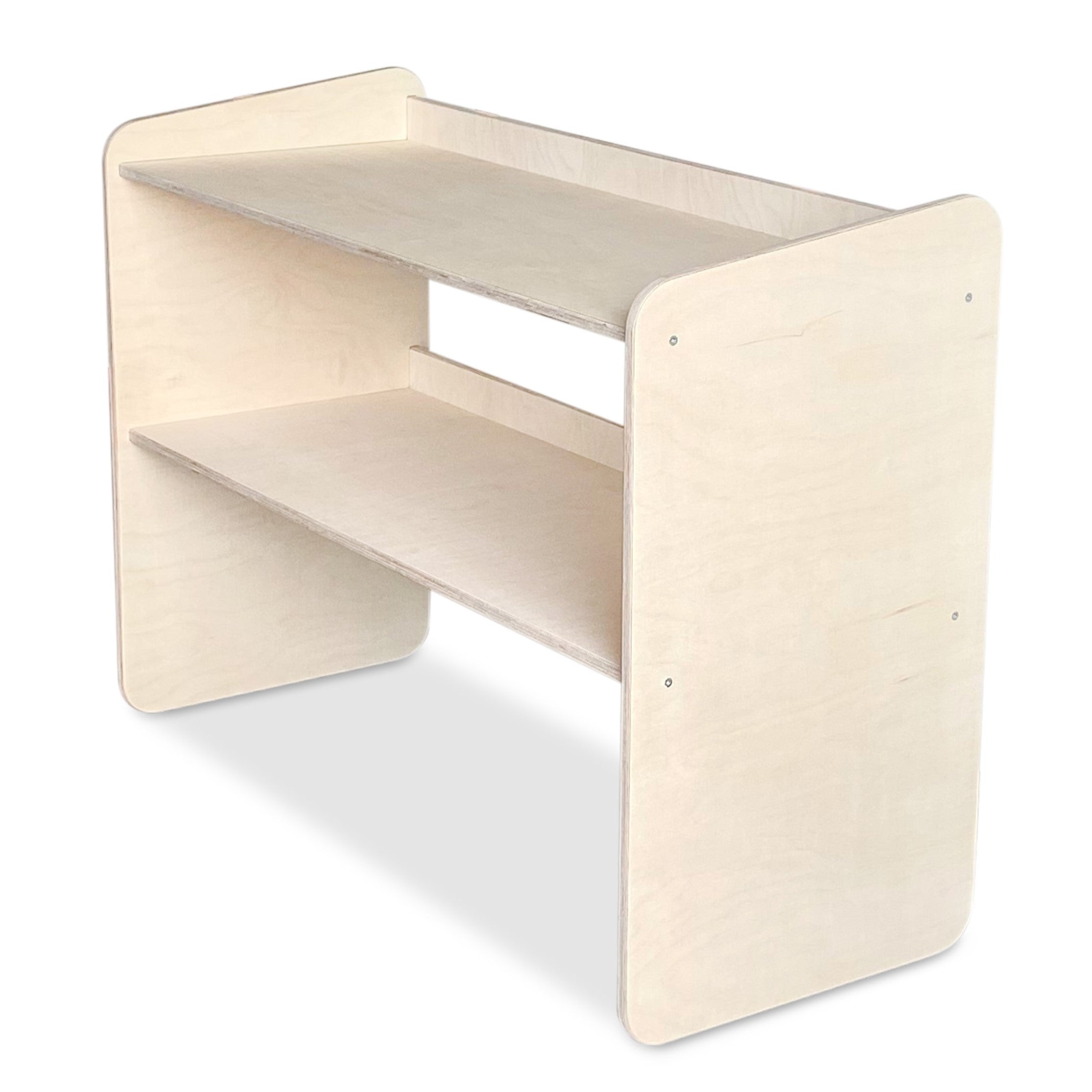 Jollie montessori open speelgoedkast | Boekenkast 2 planken - blank