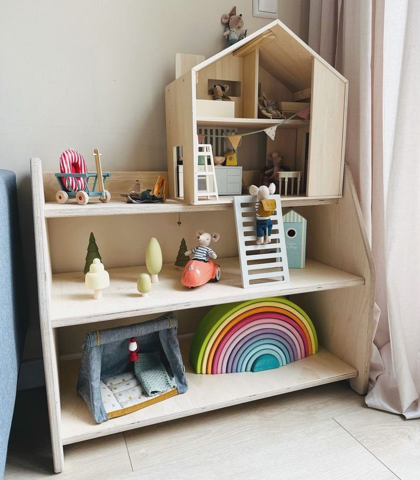 Montessori speelmeubel | Kinderopbergmeubel - blank - toddie.nl ®
